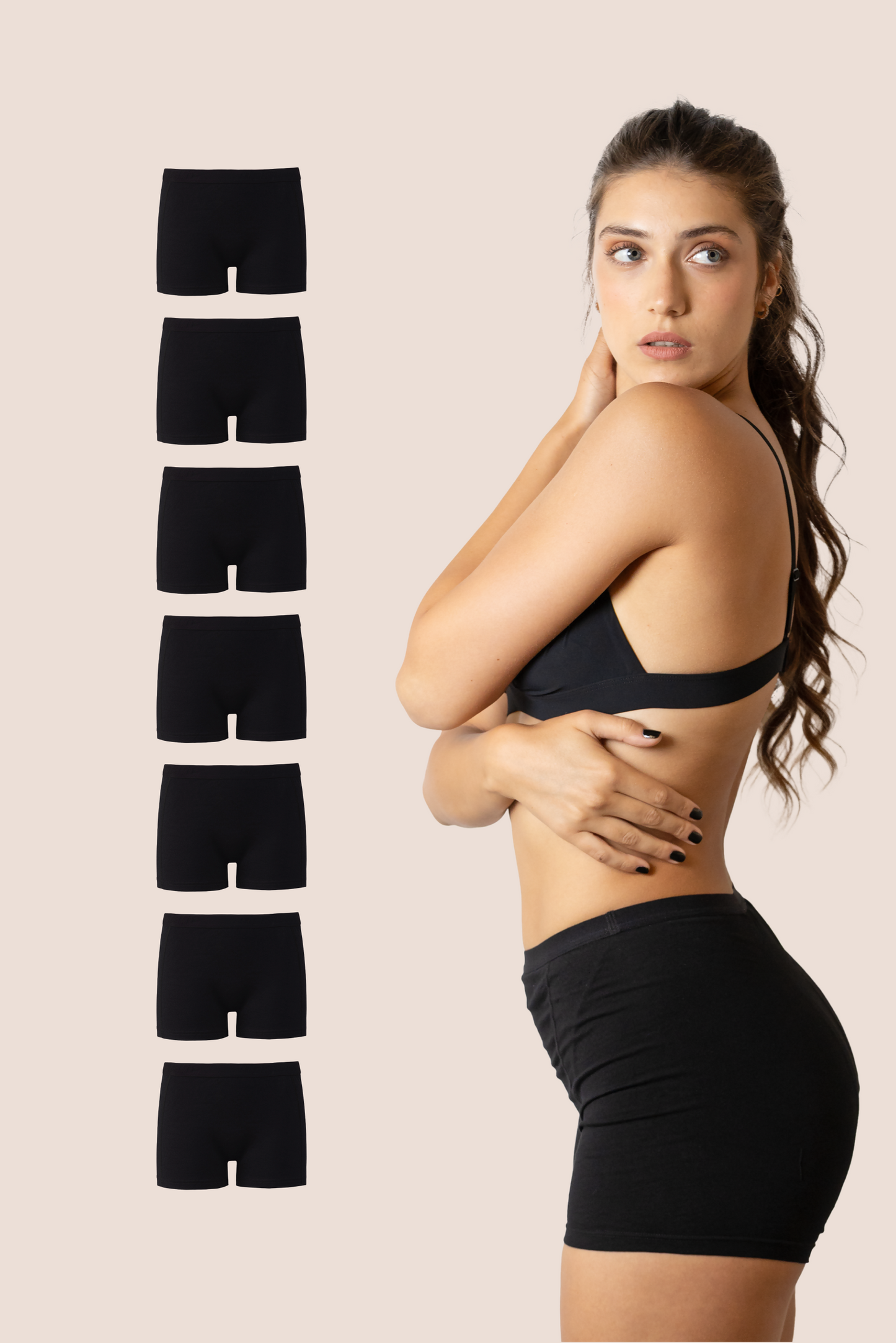 Periodenunterwäsche Boxershorts Klassisch pack 7