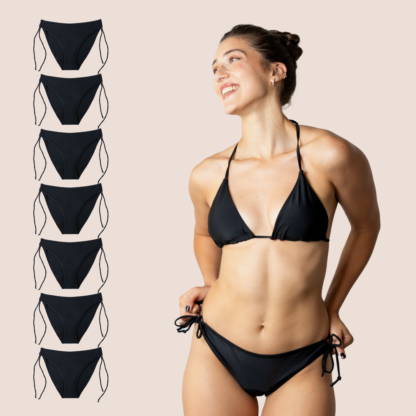 Perioden-Bikini Brasilianisch pack 7
