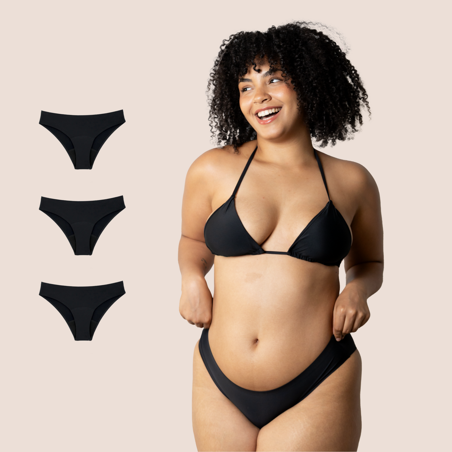 Perioden-Bikini Nahtlos pack 3