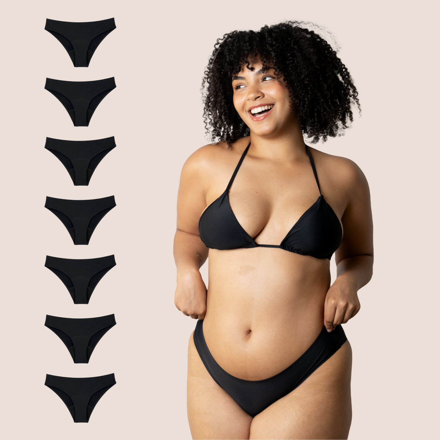 Perioden-Bikini Nahtlos pack 7