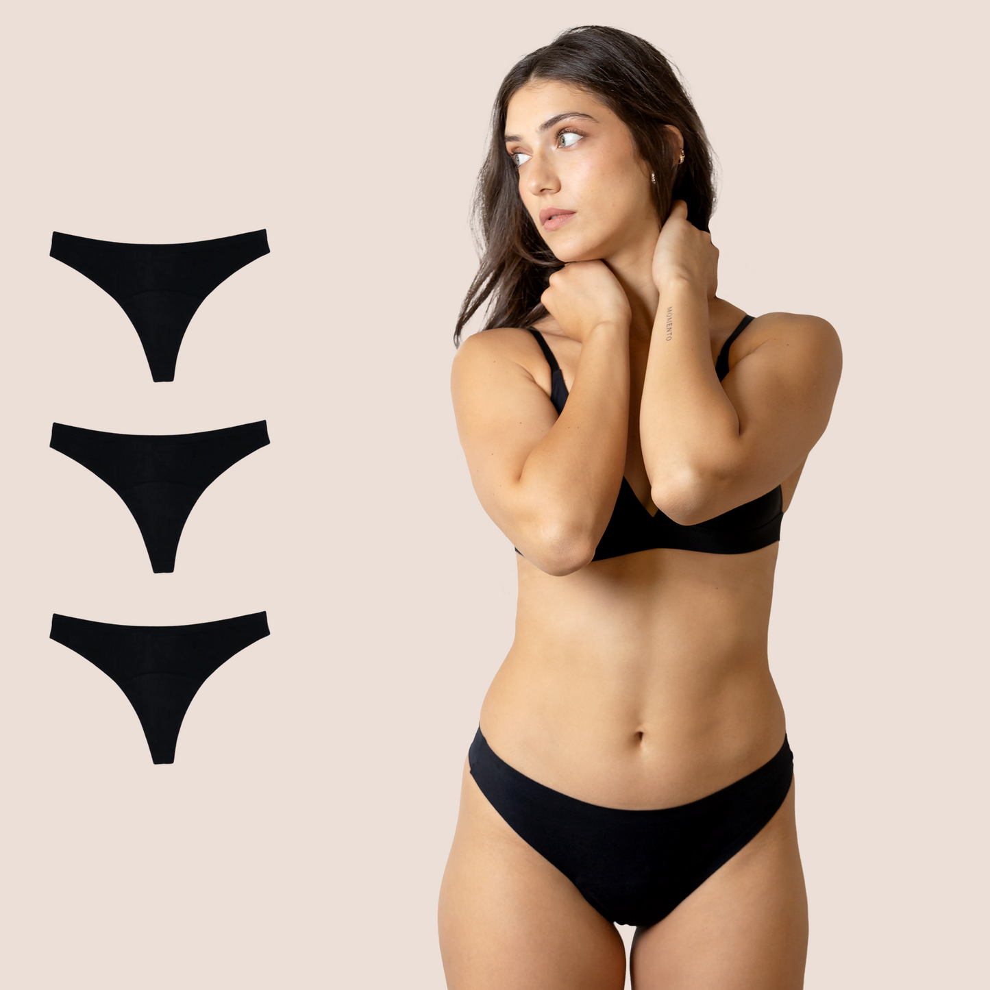 Perioden-Tanga Nahtlos pack 3