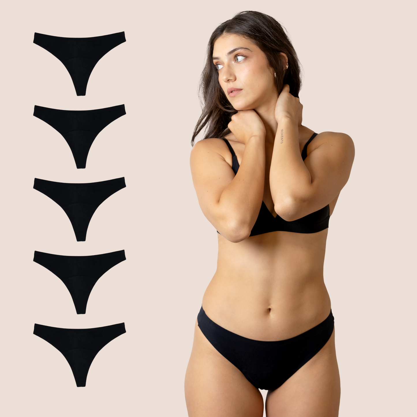 Perioden-Tanga Nahtlos pack 5