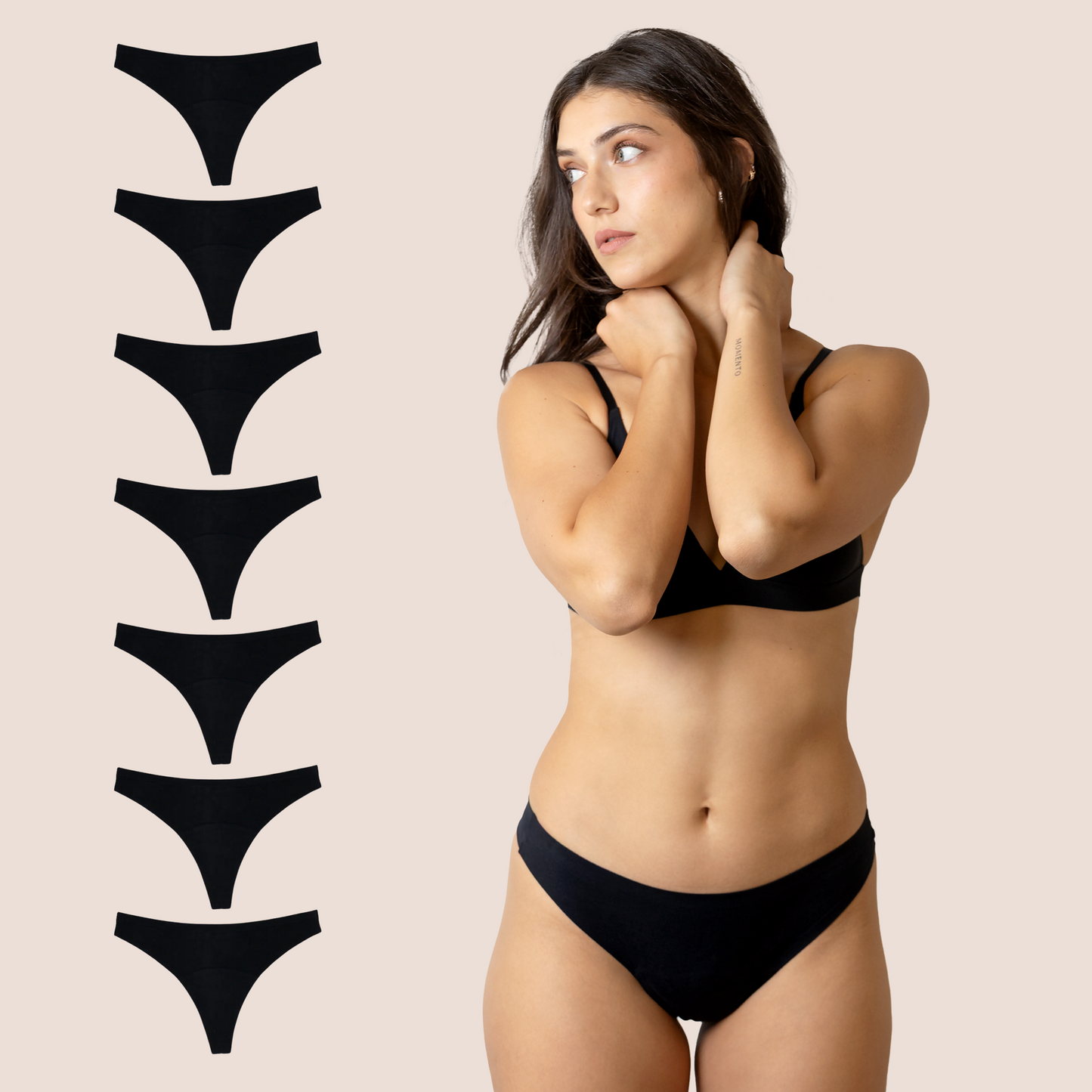 Perioden-Tanga Nahtlos pack 7