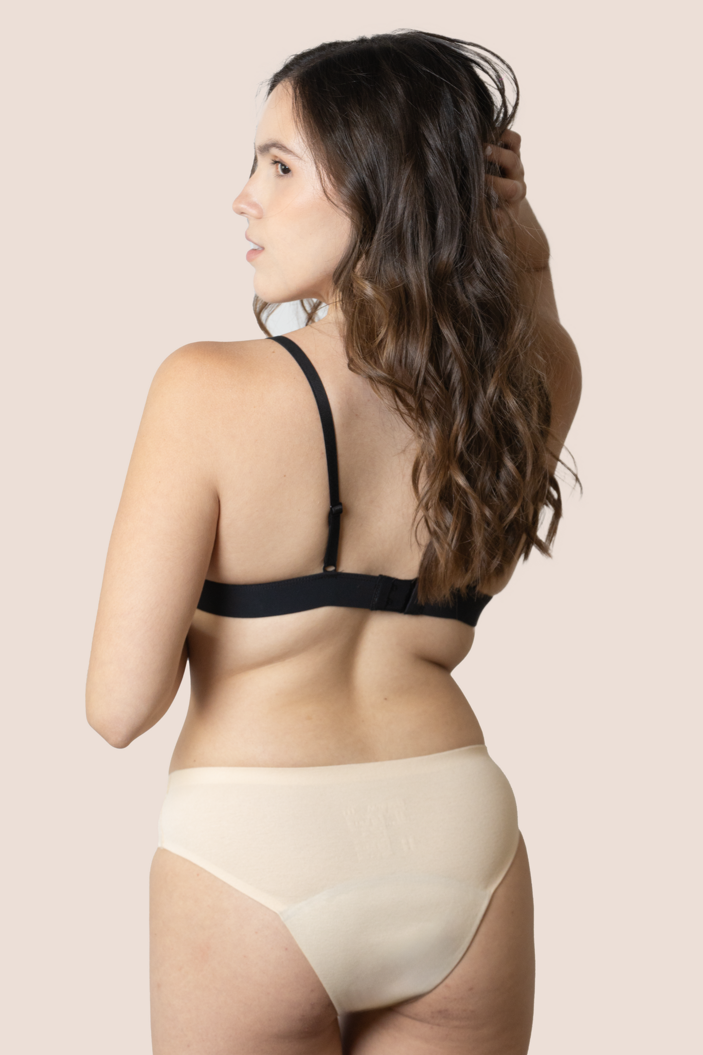 Periodenunterwäsche für Teenager Nahtlos Beige back general