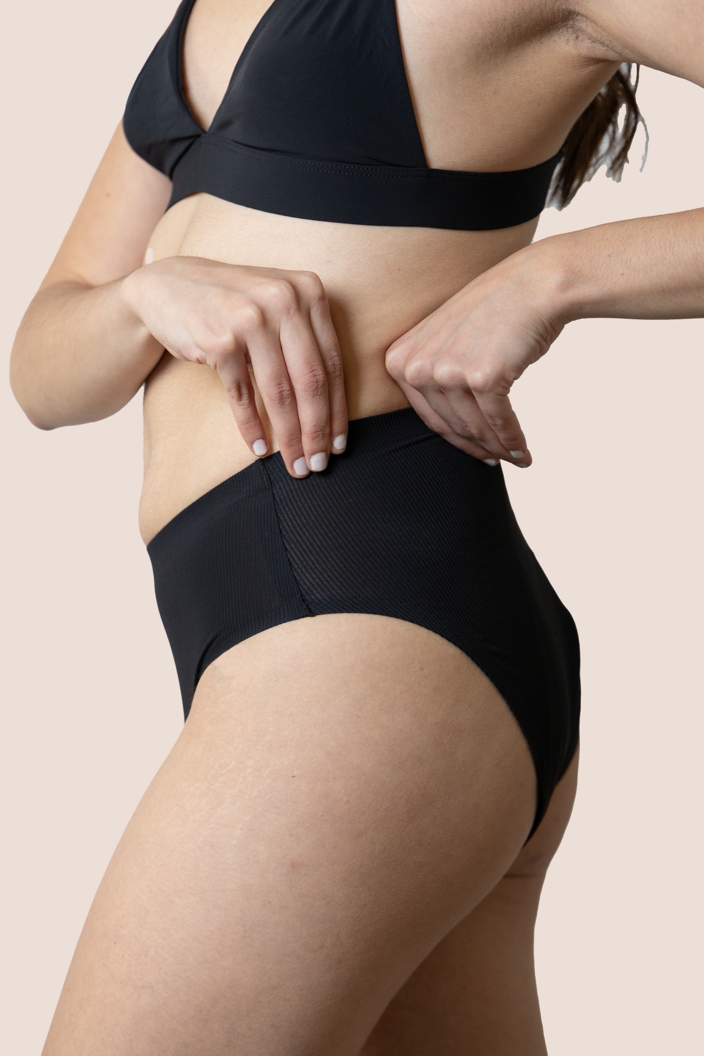 Periodenunterwäsche für Teenager Nahtlos Hohe Taille close up general