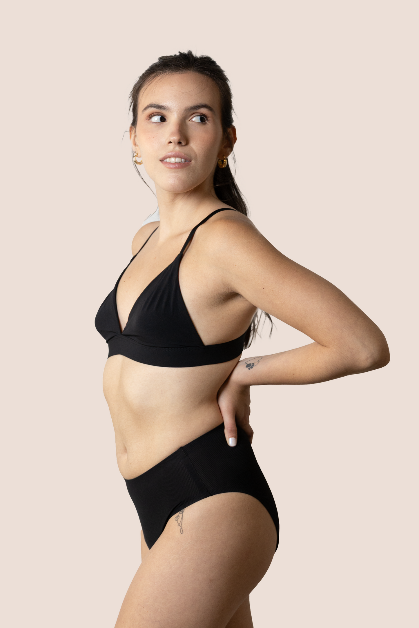 Periodenunterwäsche für Teenager Nahtlos Hohe Taille side general