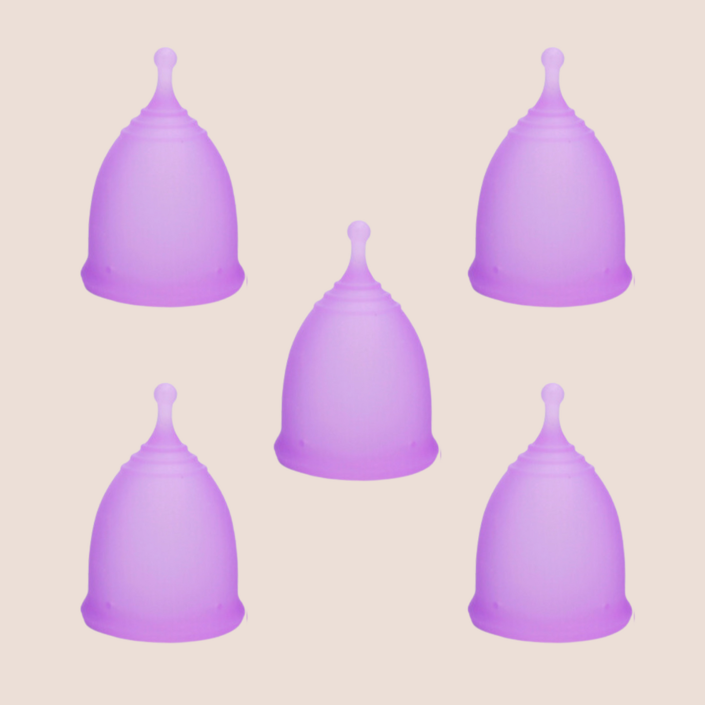 Set Menstruationstasse pack 5