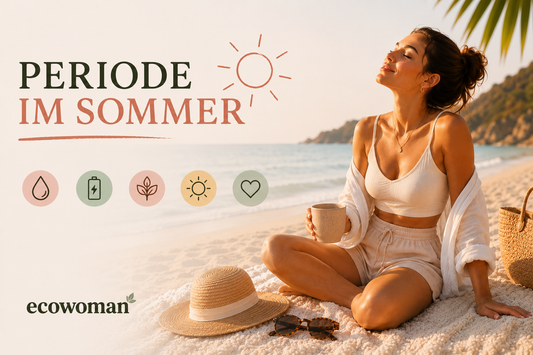 Periode im Sommer: Warum sich deine Blutung, Energie und Symptome verändern