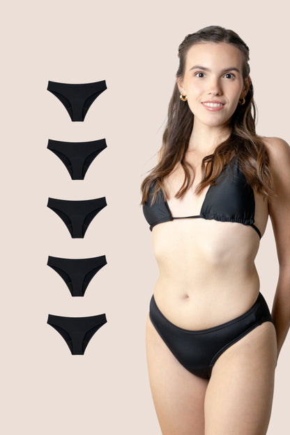 Perioden-Bikini für Teens Klassisch PACK 5