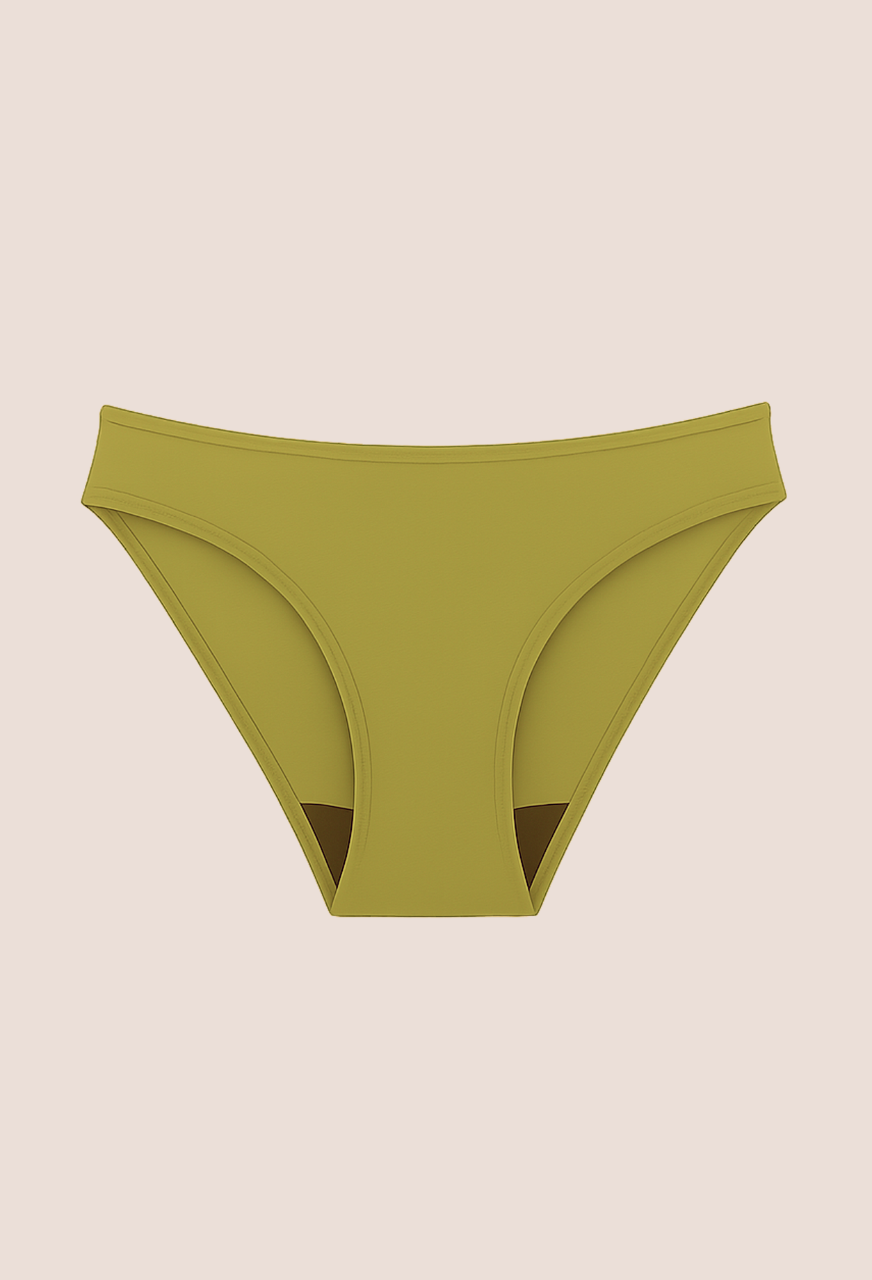 Perioden-Bikini Klassisch Grün detail general