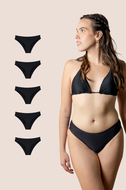 Perioden-Bikini für Teens Nahtlos PACK 5
