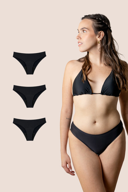 Perioden-Bikini für Teens Nahtlos PACK 3