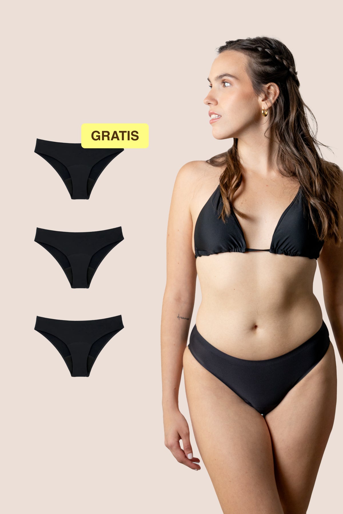 Perioden-Bikini für Teens | Nahtlos
