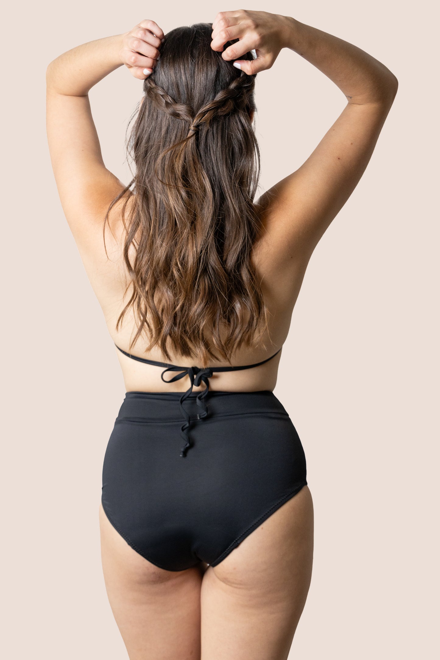 Perioden-Bikini für Teens Hohe Taille RÜCKSEITE GENERAL