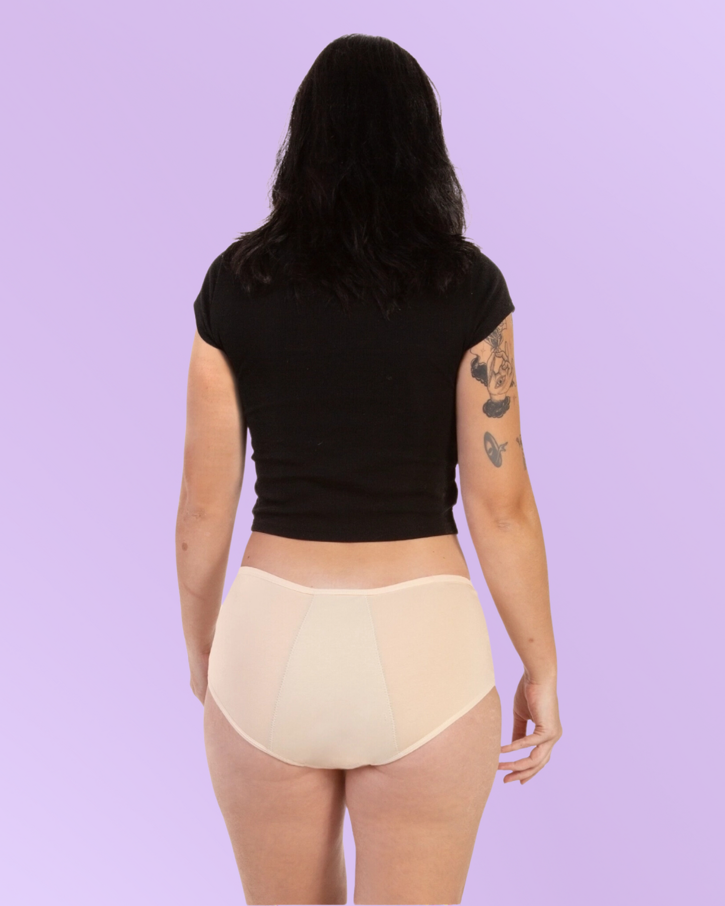 periodenunterwasche hohe taille beige back general