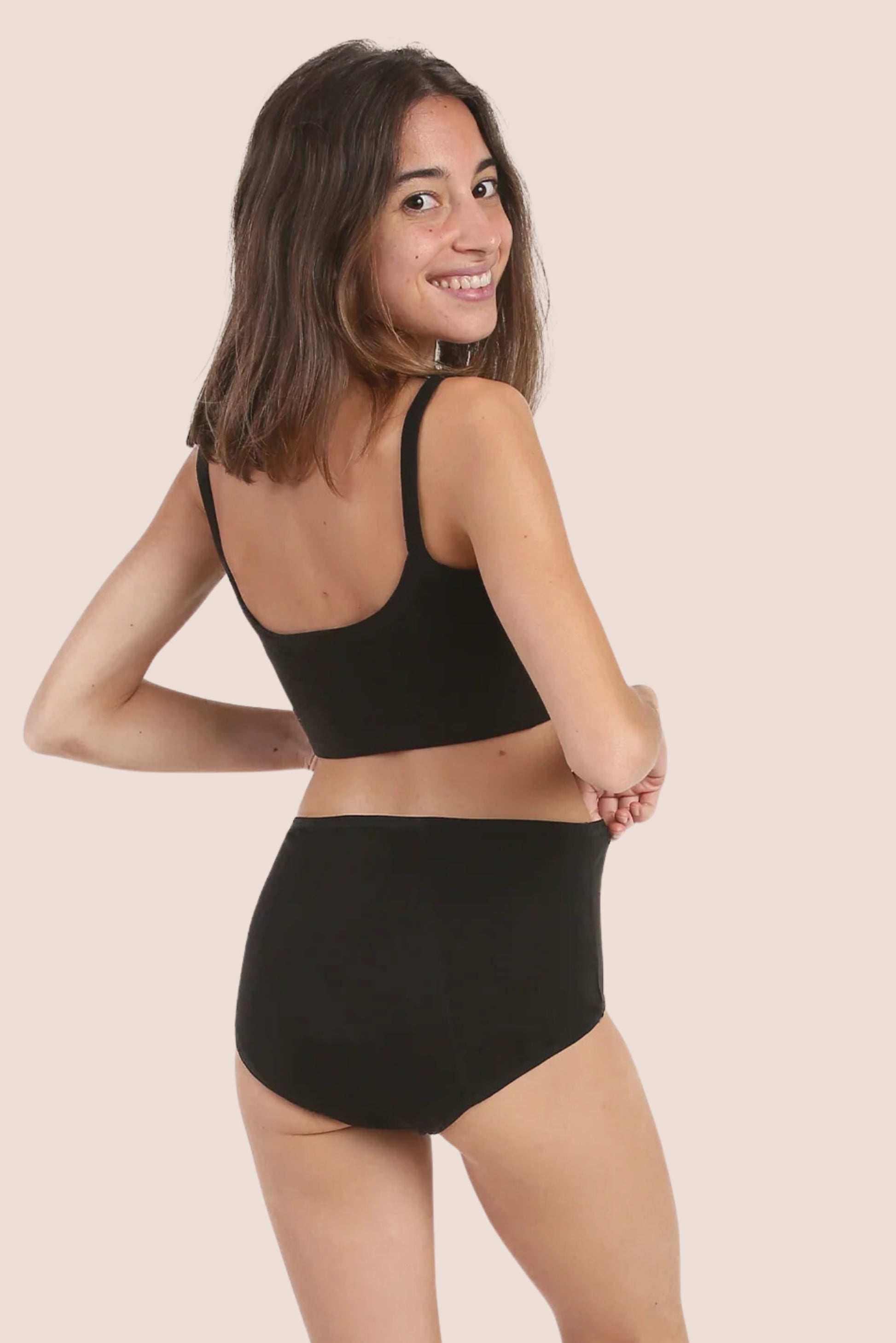 Periodenunterwäsche für Teenager Hohe Taille back general