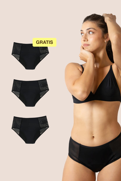 Periodenunterwäsche | Hohe Taille Transparente Hüften