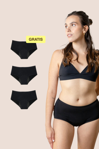 Periodenunterwäsche für Teenager | Hohe Taille