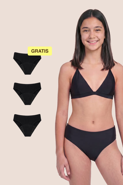 Periodenunterwäsche für Teenager | Nahtlos Hohe Taille