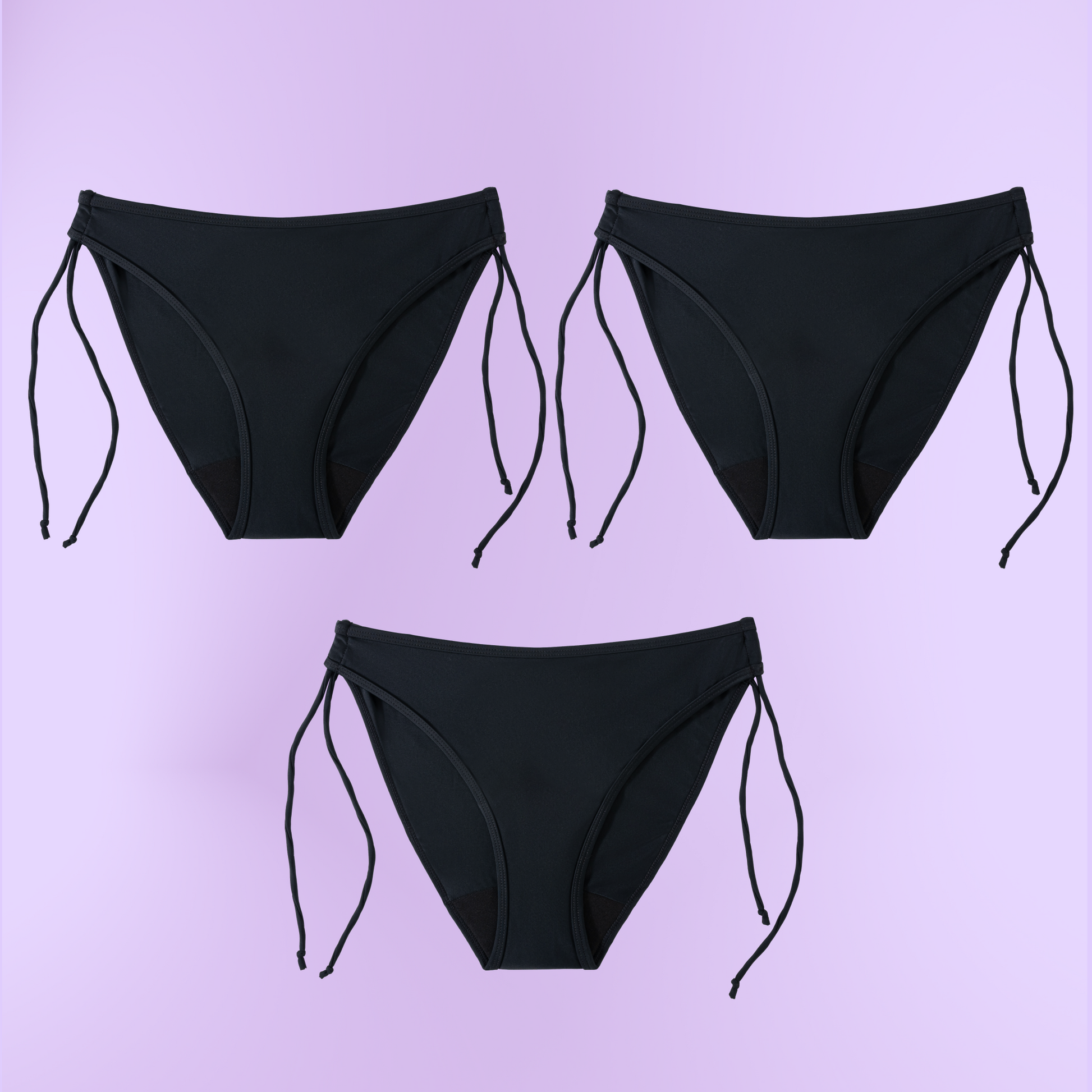 perioden bikini Brasilianisch fur teens pack 3