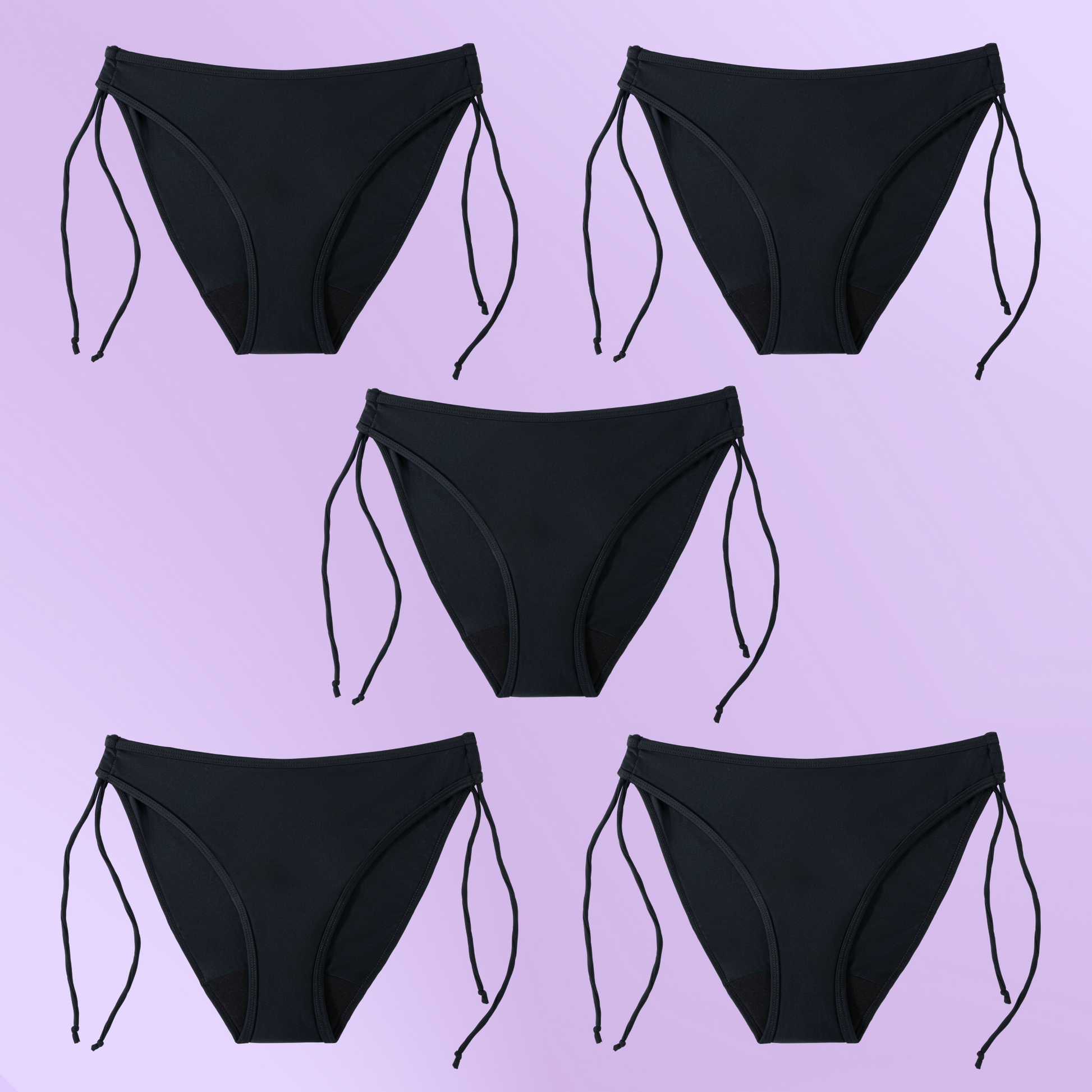 perioden bikini Brasilianisch fur teens pack 5