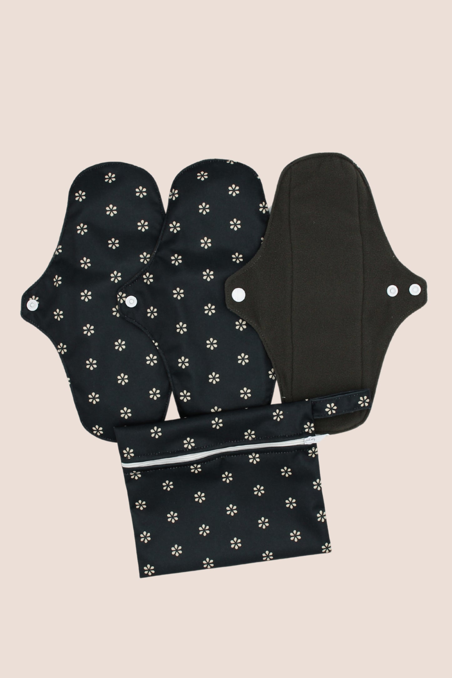 Waschbare Binden mittlerer Durchfluss pack 3