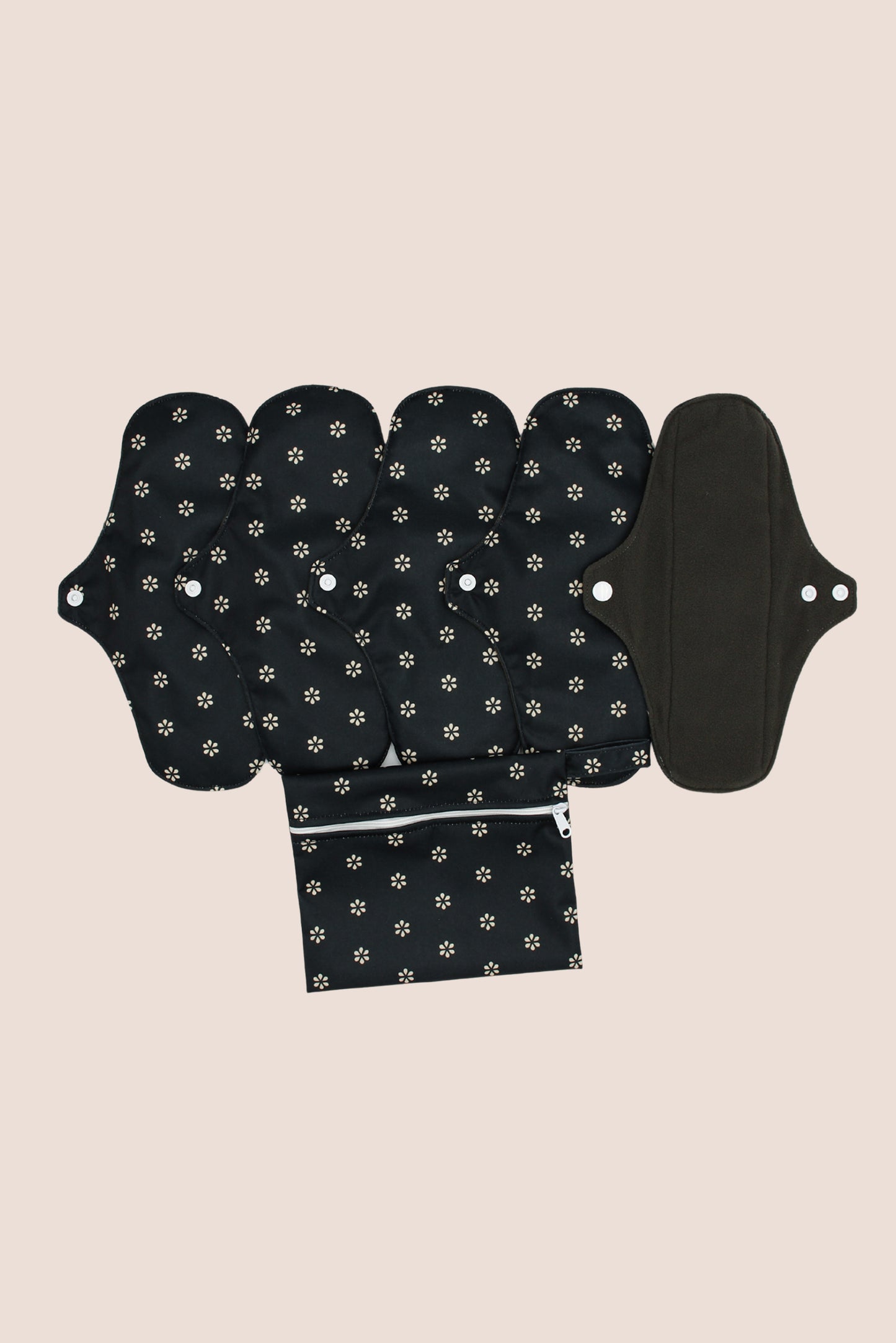 Waschbare Binden mittlerer Durchfluss pack 5