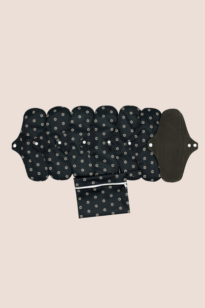 Waschbare Binden mittlerer Durchfluss pack 7