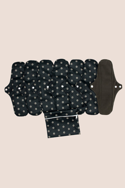 Waschbare Binden starker Durchfluss pack 7