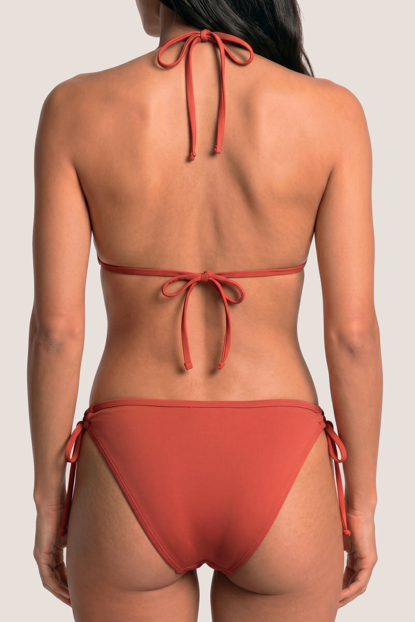 Perioden-Bikini Brasilianisch Koralle back general