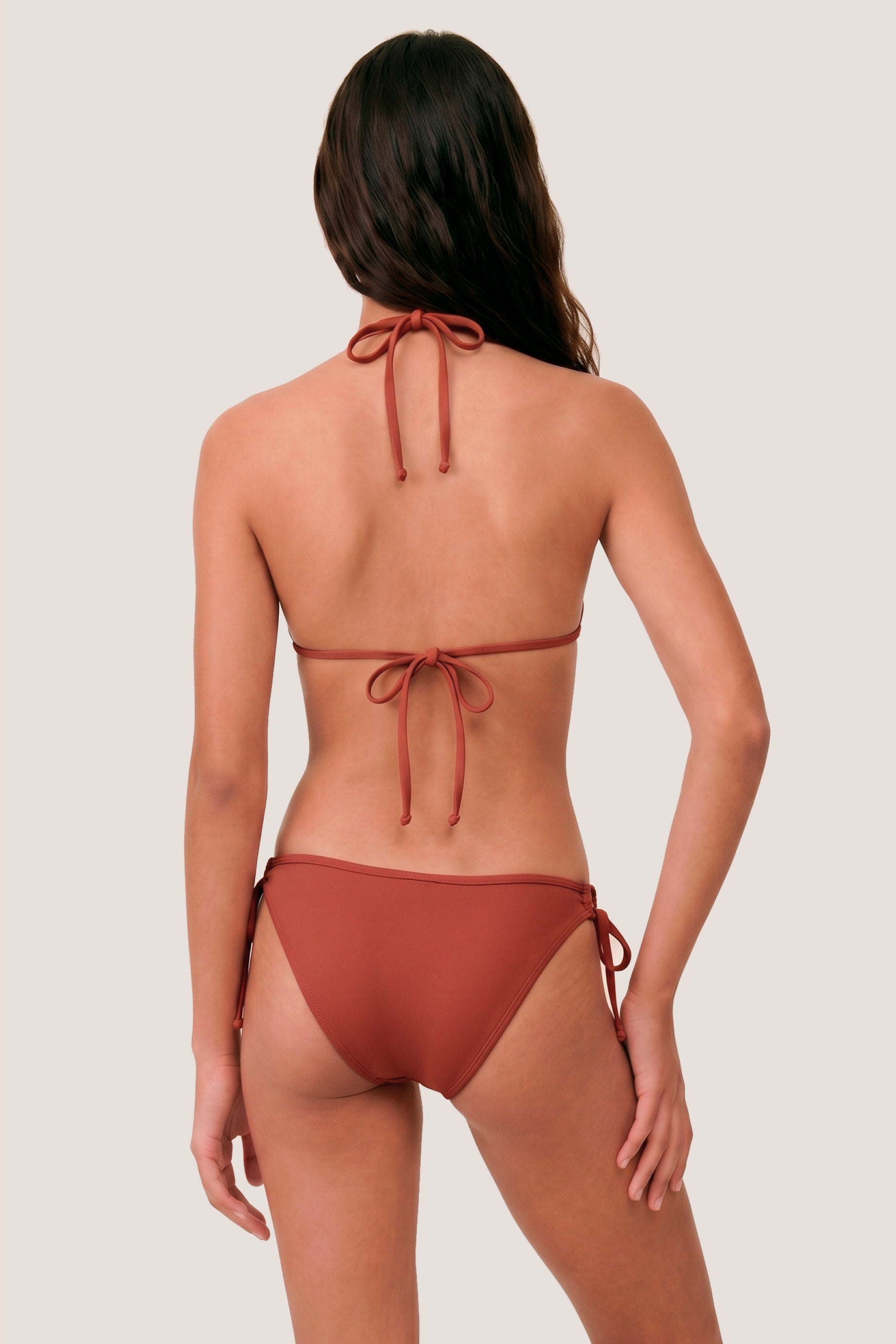 Perioden-Bikini für Teens Brasilianisch koralle back general