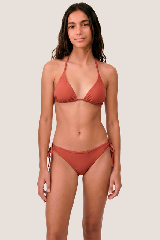 Perioden-Bikini für Teens Brasilianisch koralle front general