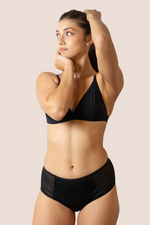 Periodenunterwäsche | Hohe Taille Transparente Hüften