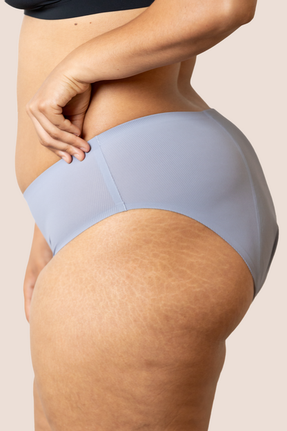 Periodenunterwäsche Nahtlos Hohe Taille Lavendel close up general