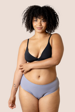 Periodenunterwäsche | Nahtlos Hohe Taille | Lavendel