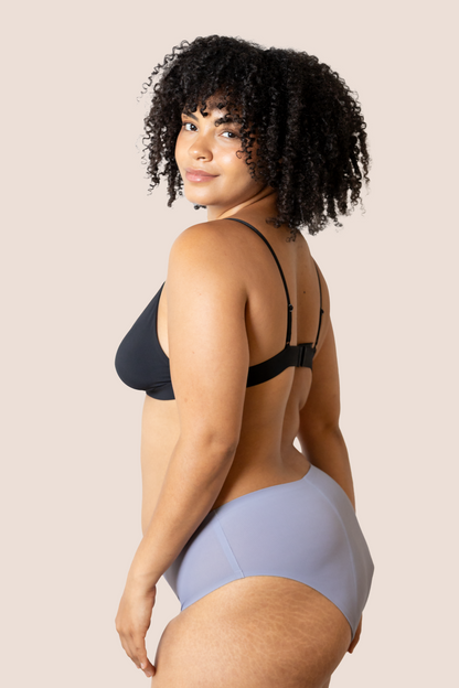 Periodenunterwäsche Nahtlos Hohe Taille Lavendel side general