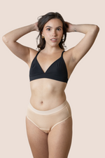 Periodenunterwäsche für Teenager | Klassisch | Beige