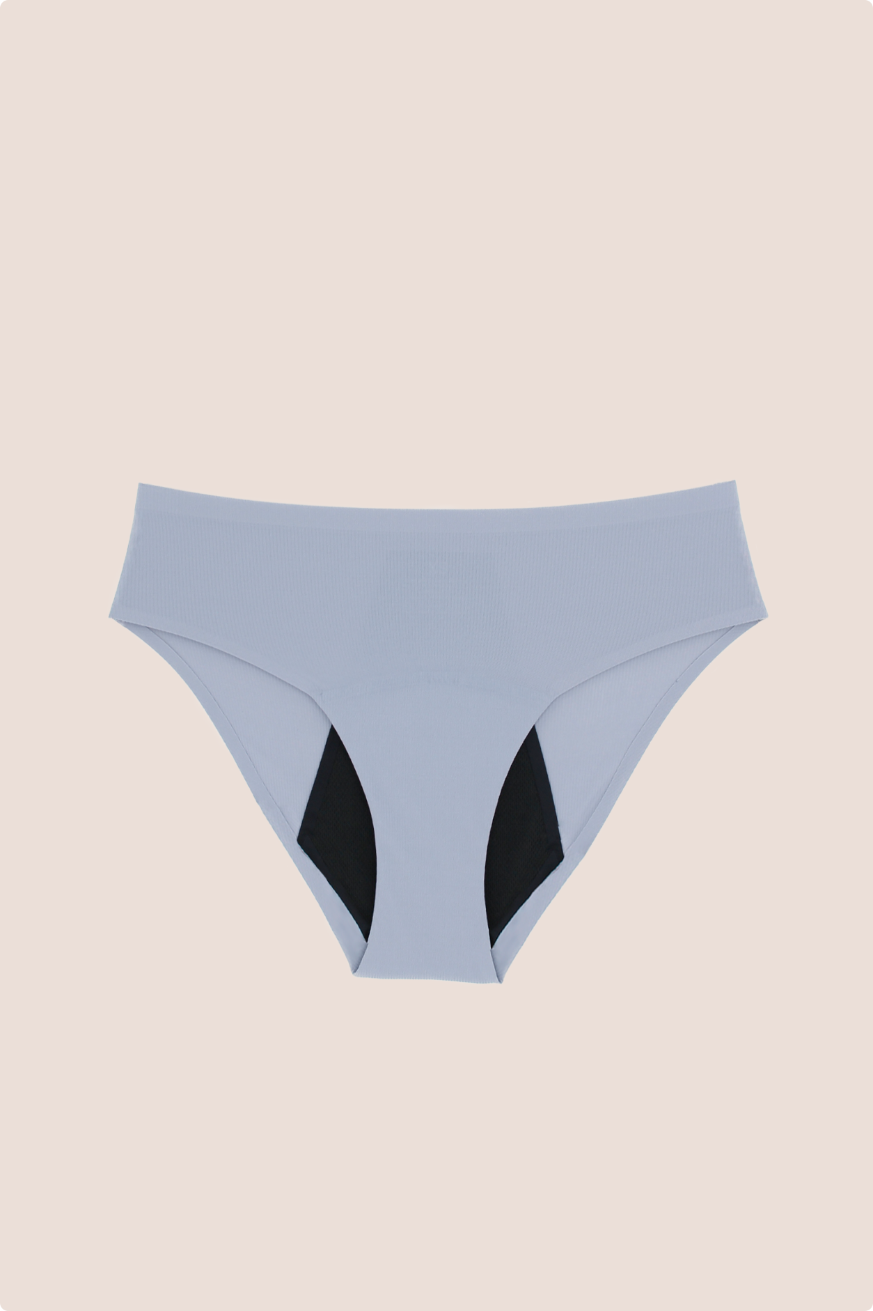 Periodenunterwäsche für Teenager Nahtlos Hohe Taille Lavendel detail general