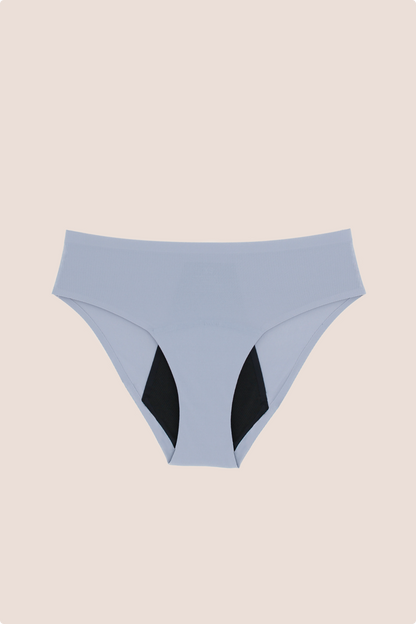 Periodenunterwäsche für Teenager Nahtlos Hohe Taille Lavendel detail general