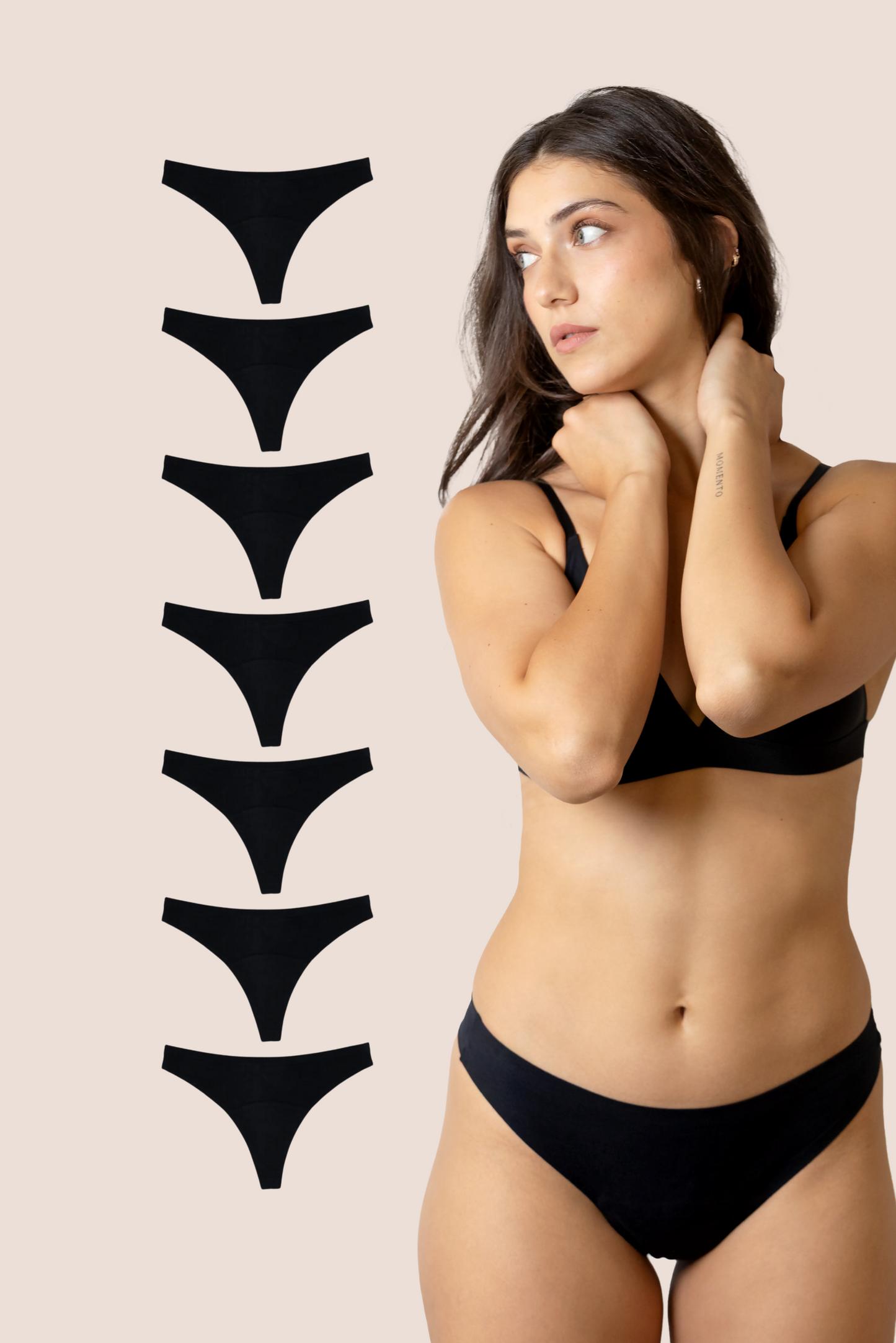 Perioden-Tanga Nahtlos pack 7