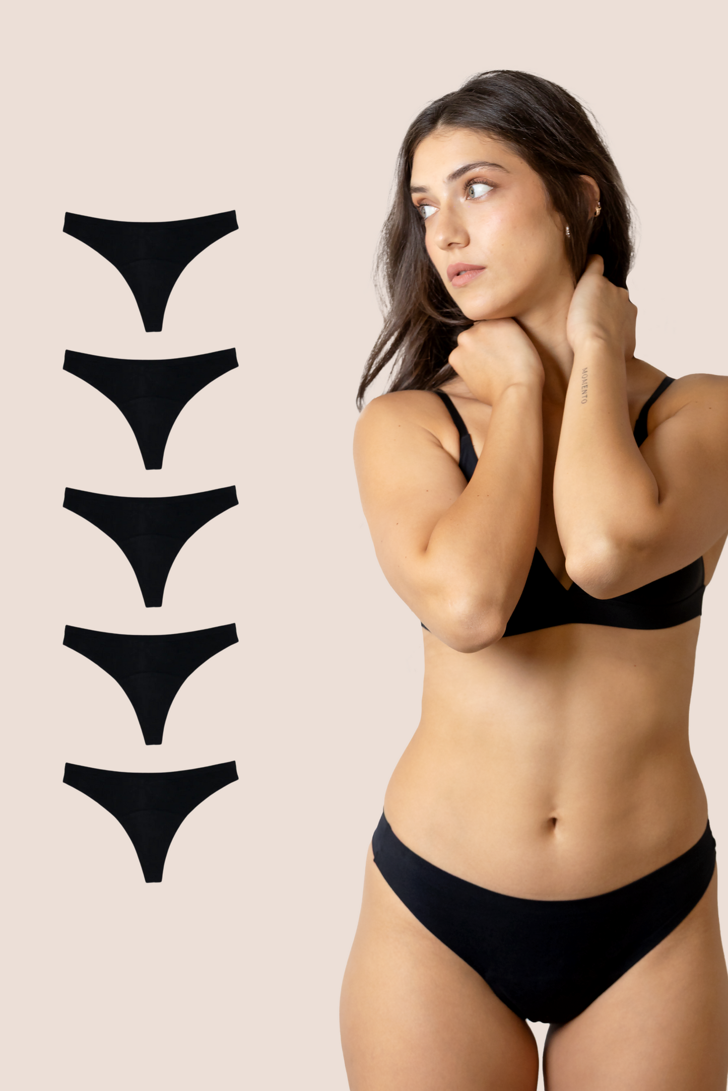 Perioden-Tanga Nahtlos pack 5