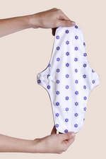 Waschbare Binden | starker Durchfluss | Weiß